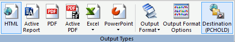 Output types