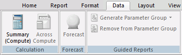 Data tab