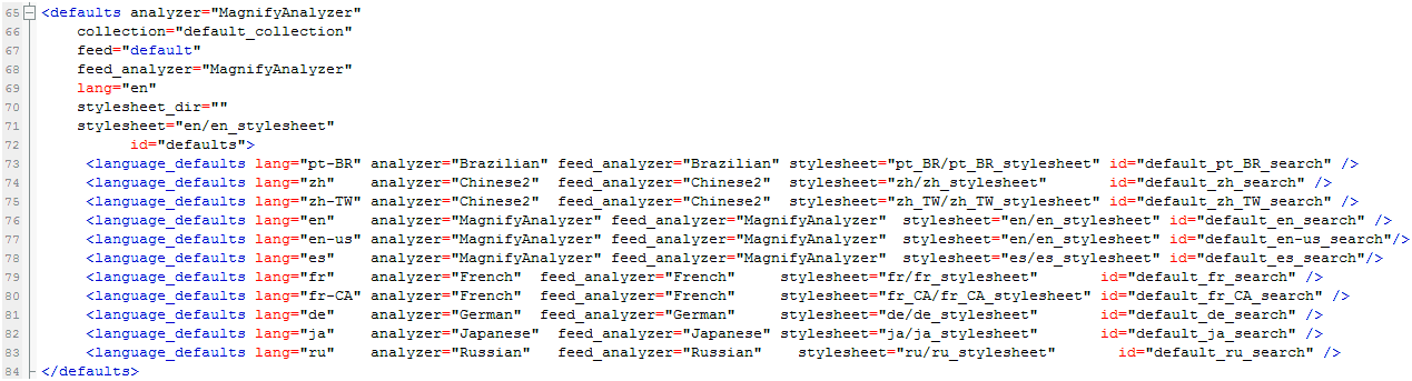 defaults section