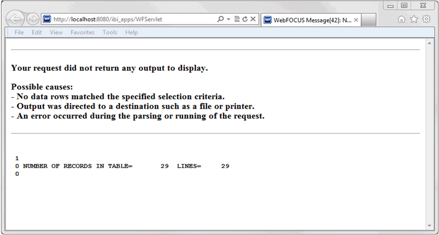 view errors
