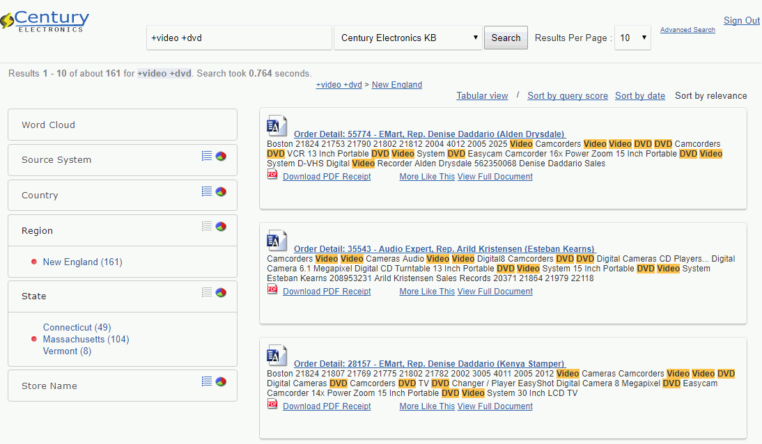 Magnify Search page for +video +dvd in New England