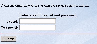 Log on dialog box
