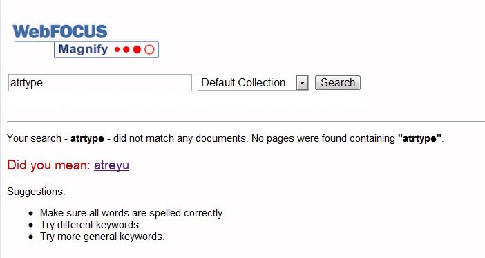 Magnify Spelling Suggestions
