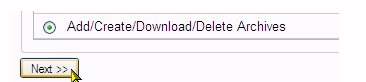 Archives radio button