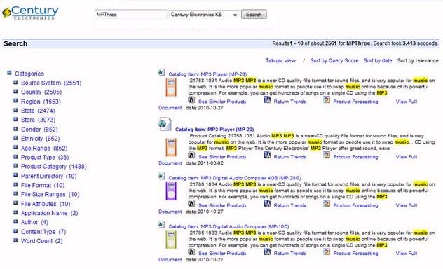 synonyms in search results