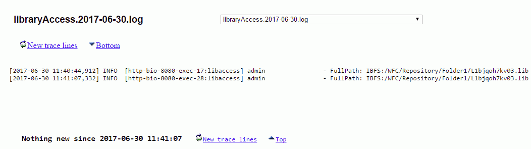 Library Access log