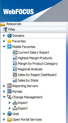 WebFOCUS Business Intelligence Portal