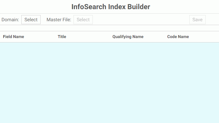InfoSearch Index Builder