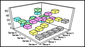 3D floating cubes 