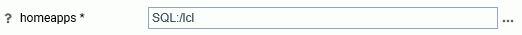 homeapps set to SQL repository