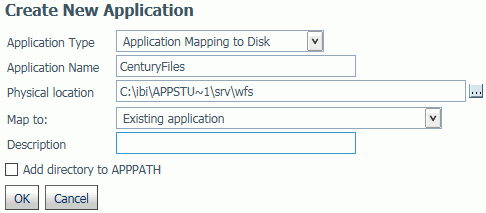 Create New Application
