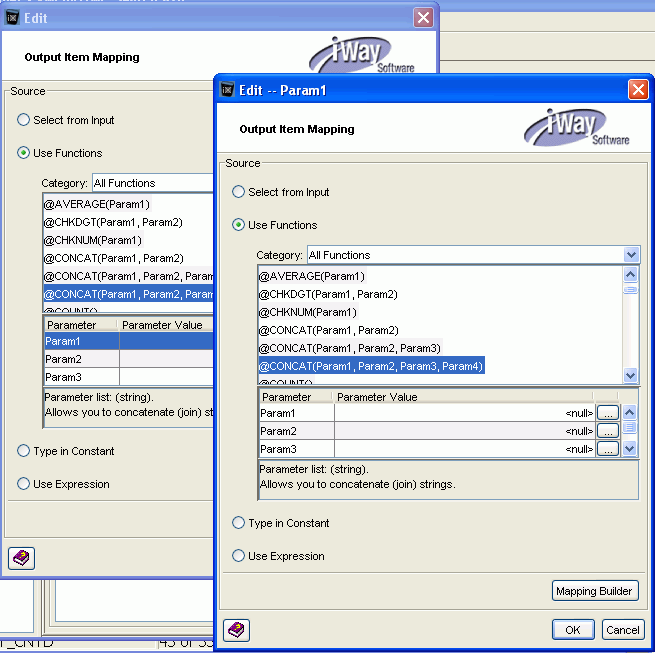 First Concat diagram