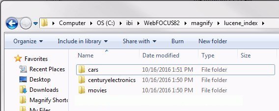 Magnify index libraries