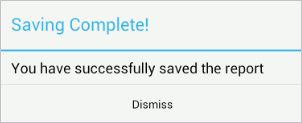 Save Confirmation