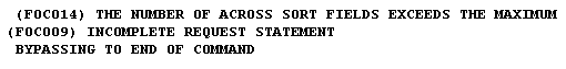 server error message