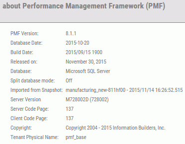 About PMF panel