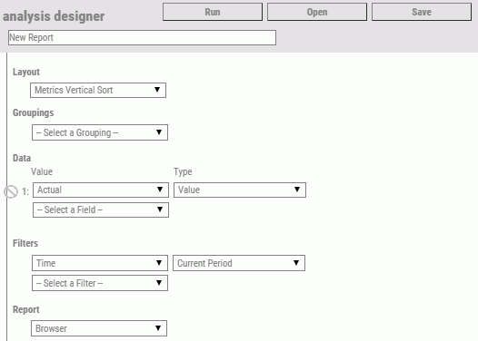 Analysis Designer