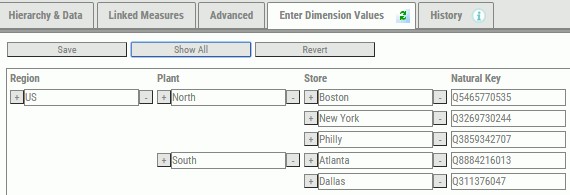 Dimension Values