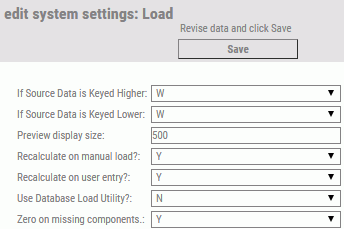 Load panel