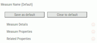 Save as default button