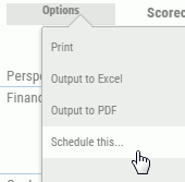 Schedule this option