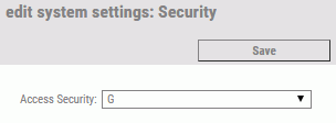 Security panel