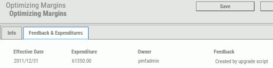 Feedback tab