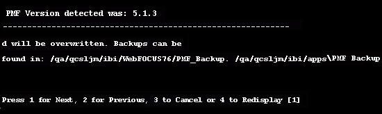 Information message