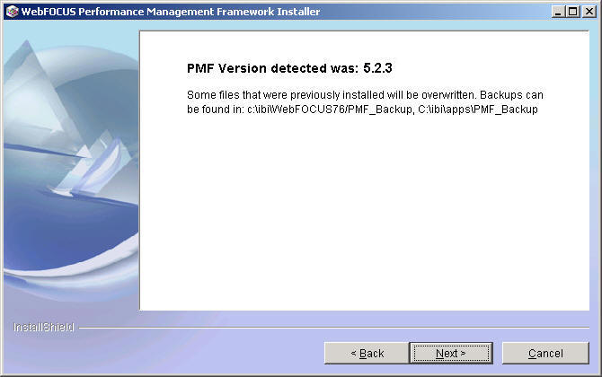 Installer upgrade