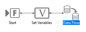Process flow with Set Variables object