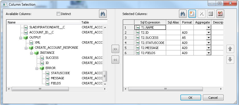 Column selection