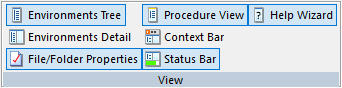 Home tab View group