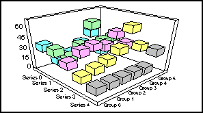 3D floating cubes