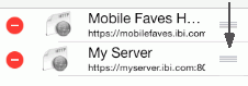 Server list reorder