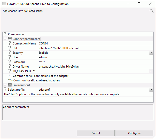 Apache Hive configuration