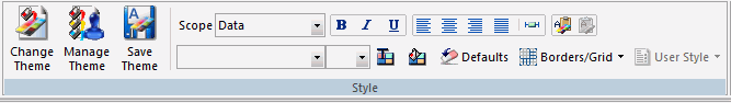 Style group in App Studio