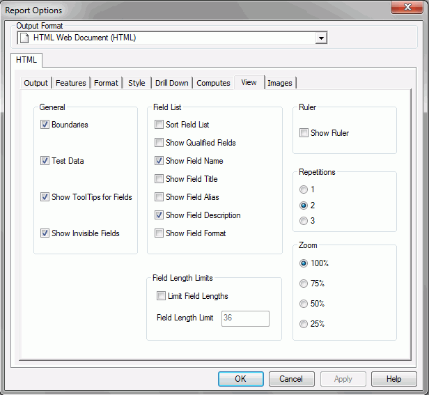 Images tab in Developer Studio