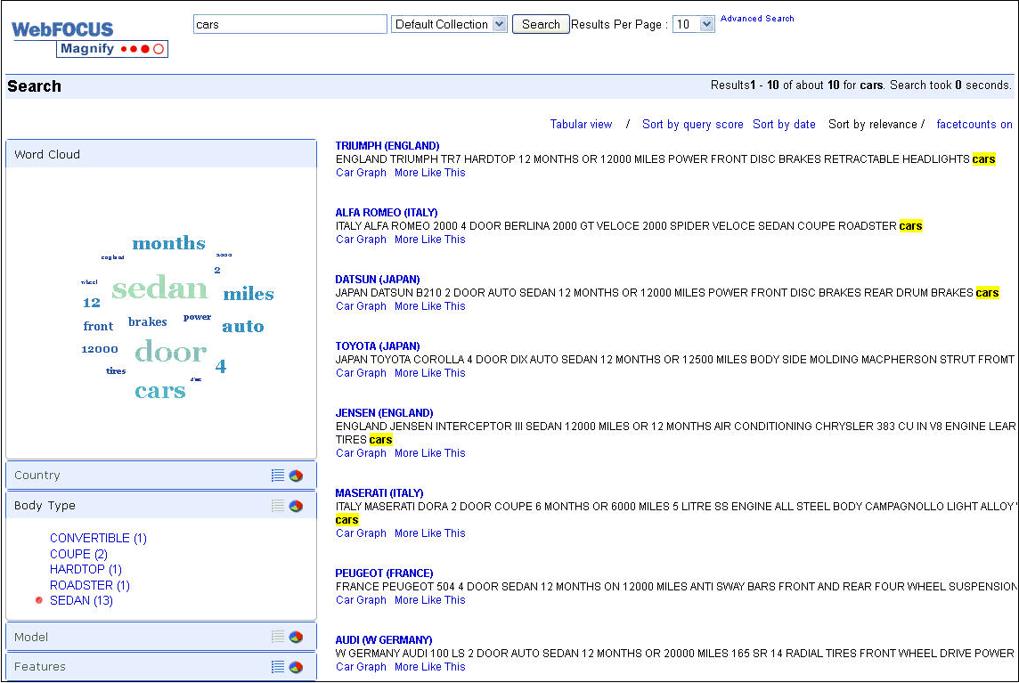 search test