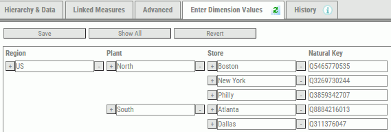 Dimension Values