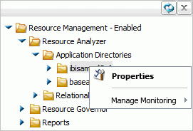 Application Directories Context Menu