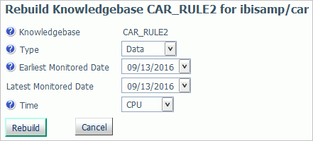 Rebuild Knowledgebase window