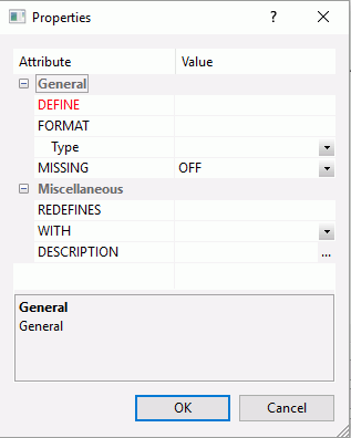 Define Properties