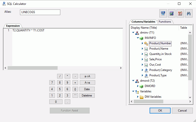 SQL Calculator