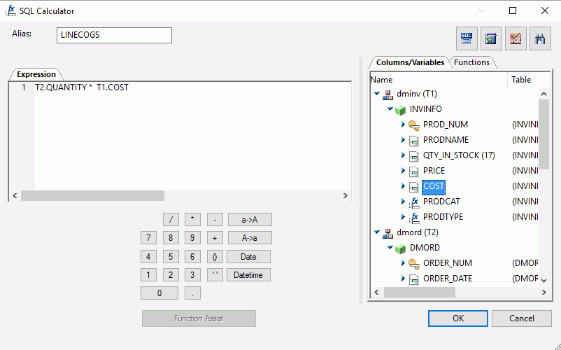 SQL Calculator