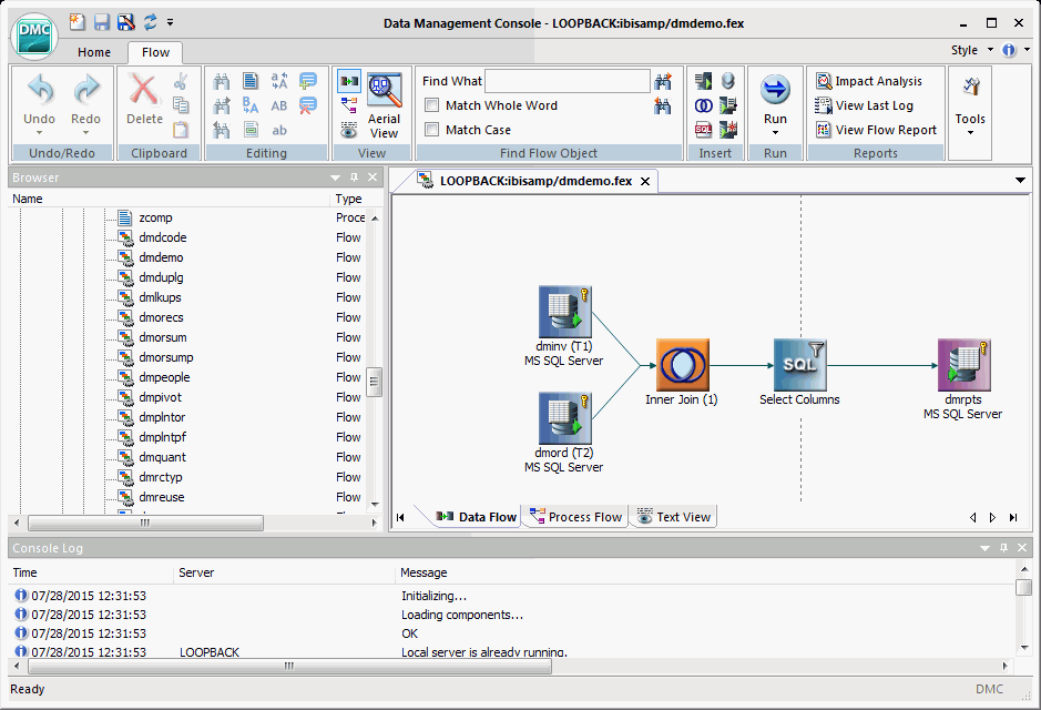 Data Management Console