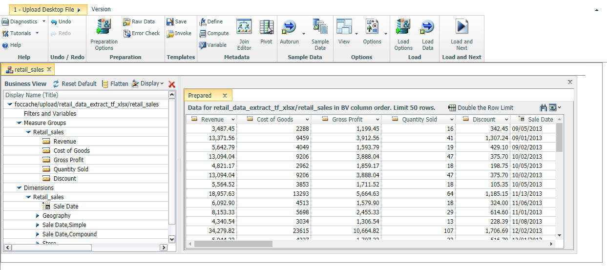 Upload Wizard Metadata Screen