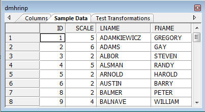 Sample Data