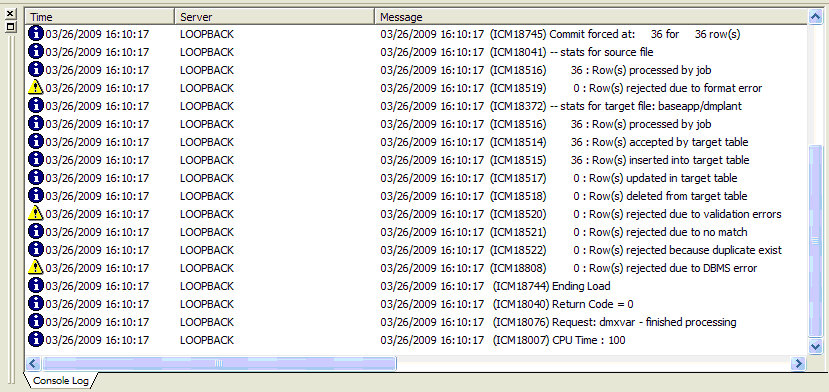 Console Log