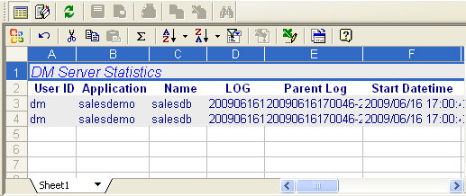 Excel Report Option