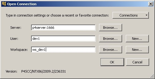 Open Connection Dialog Box